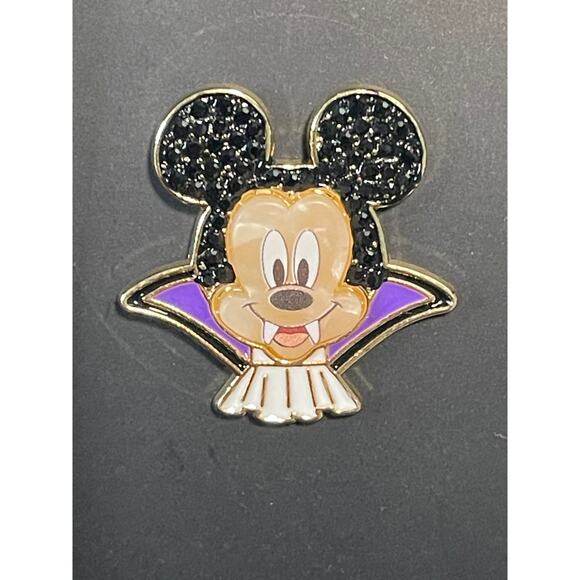 Disney Baublebar Mickey Mouse Vampire Halloween Stud Earrings NEW Dracula Bat - Picture 1 of 8
